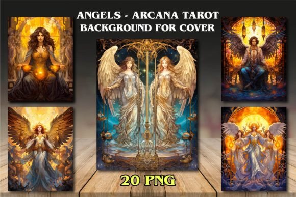 Angels Arcana Tarot: A Designer's Guide to Mystical Backgrounds