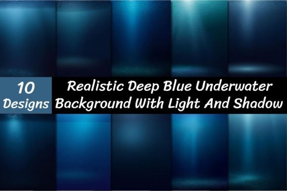 Deep Blue Ocean Backgrounds: A Dive into Atmospheric Design