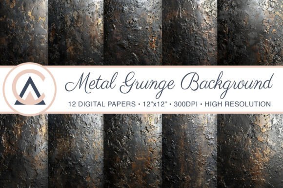 Metal Steel Grunge Texture Backgrounds: Adding Industrial Edge