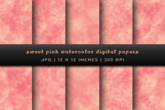 Sweet Pink Watercolor Backgrounds: A Whimsical Design Foundation
