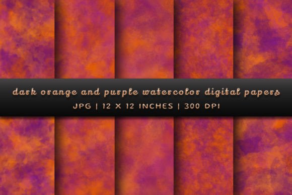 Transform Your Projects with Dark Orange and Purple Backgrounds
