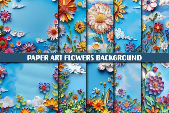 Unlock Creative Projects with Paper Art Flowers Backgrounds