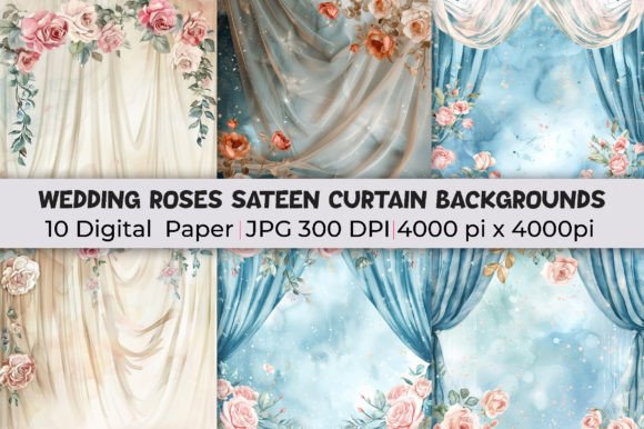 Wedding Roses Sateen Curtain Backgrounds: A Designer's Guide